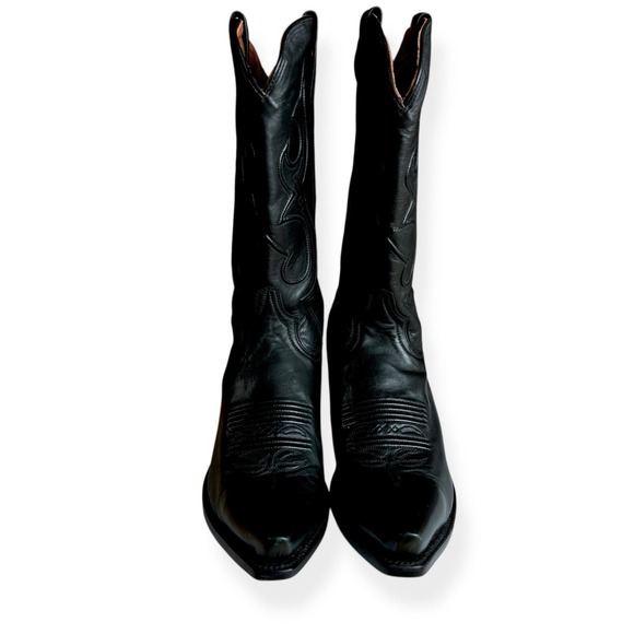 Dan Post Men's Saddle Brand Western Cowboy Boots Size 8.5 EW Calfskin DP2295 - Picture 3 of 12